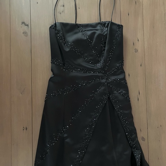 Niki Livas Long Black Dress